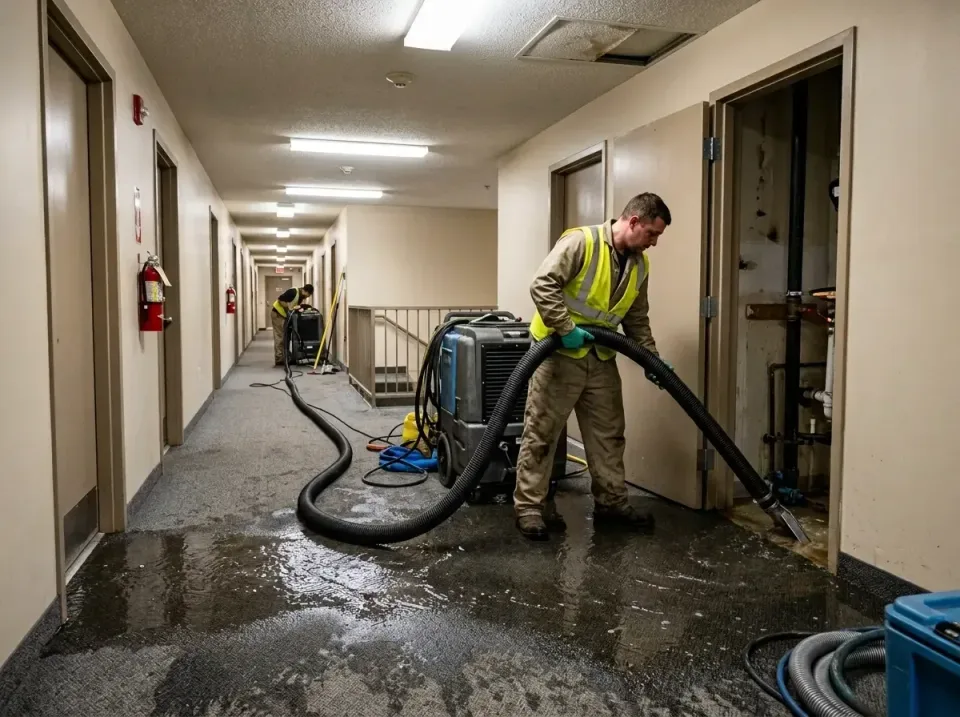 multi-unit-apartment-hallway-f-005 — frequently asked questions, Emergency Burst Pipe Water Extraction & Removal in Lorane,…